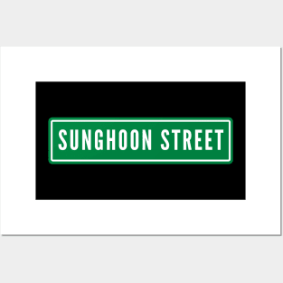 Sunghoon Street Sign ENHYPEN Posters and Art